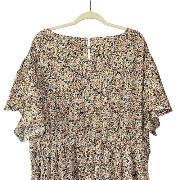 Nemidor Floral Tiered Cottagecore Dress Women’s 5XL Prairie Whimsical Church - Picture 4 of 11